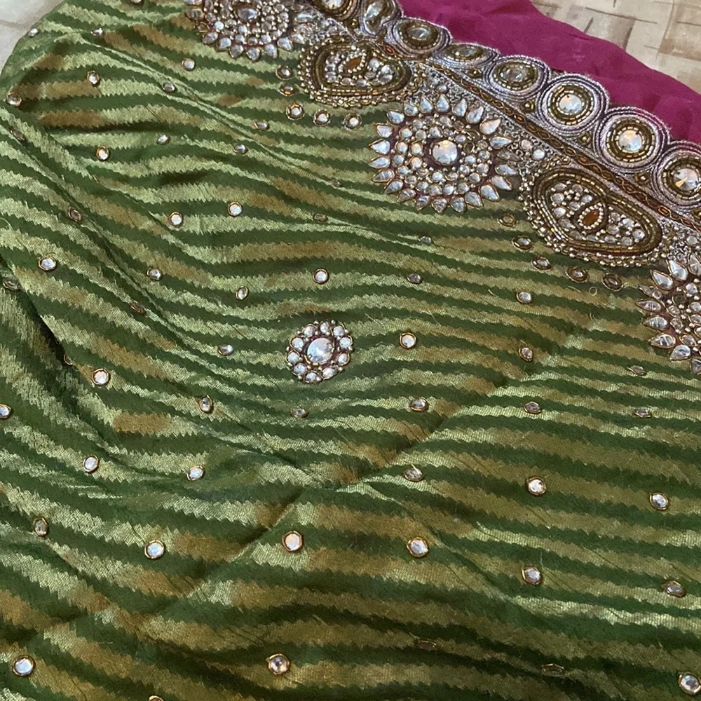 Authentic pure handwork saree - Picture 4 of 5